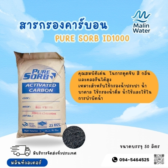 สารกรองคาร์บอน Pure Sorb1000